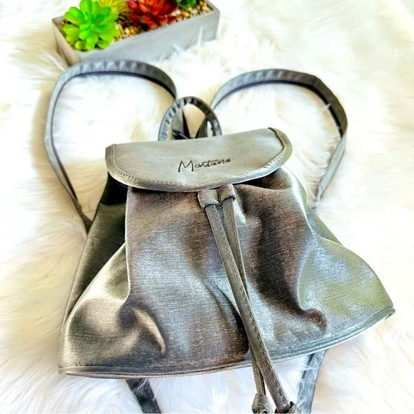 Montana West | Bags | Nwot Montana Silver Flap Mini Backpack  display picture 3